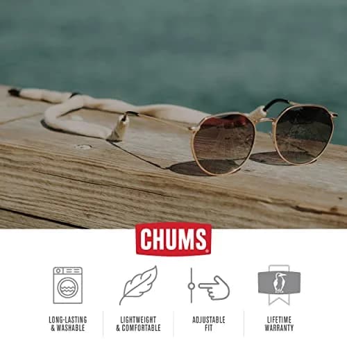 Chums Original Cotton Retainer - Unisex Eyewear Keeper for Sunglasses & Glasses - Adjustable Fit, Washable & Made in USA thumbnail 4