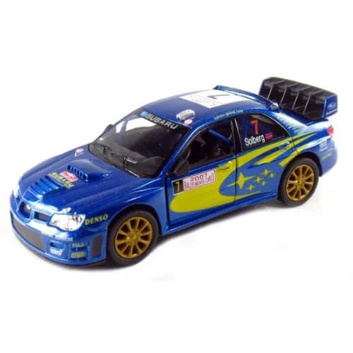 KiNSMART Subaru Impreza WRC Racing Edition 5 Inch 1:36 Scale Die Cast Metal Model Toy Race Car | Rally Replica thumbnail 1