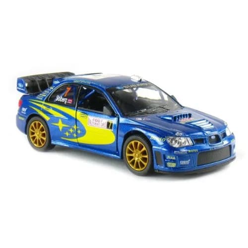 KiNSMART Subaru Impreza WRC Racing Edition 5 Inch 1:36 Scale Die Cast Metal Model Toy Race Car | Rally Replica thumbnail 2