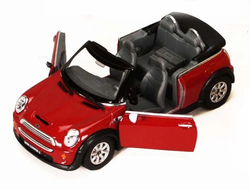 KiNSMART - Mini Cooper S 5" 1:28 Scale Die Cast Metal Model Toy Car (4 Set) thumbnail 2