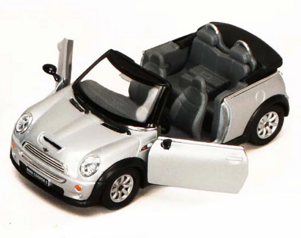 KiNSMART - Mini Cooper S 5" 1:28 Scale Die Cast Metal Model Toy Car (4 Set) thumbnail 3