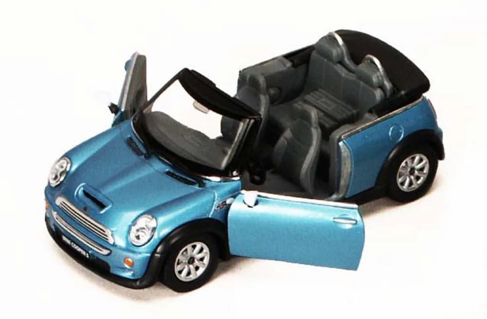 KiNSMART - Mini Cooper S 5" 1:28 Scale Die Cast Metal Model Toy Car (4 Set) thumbnail 4