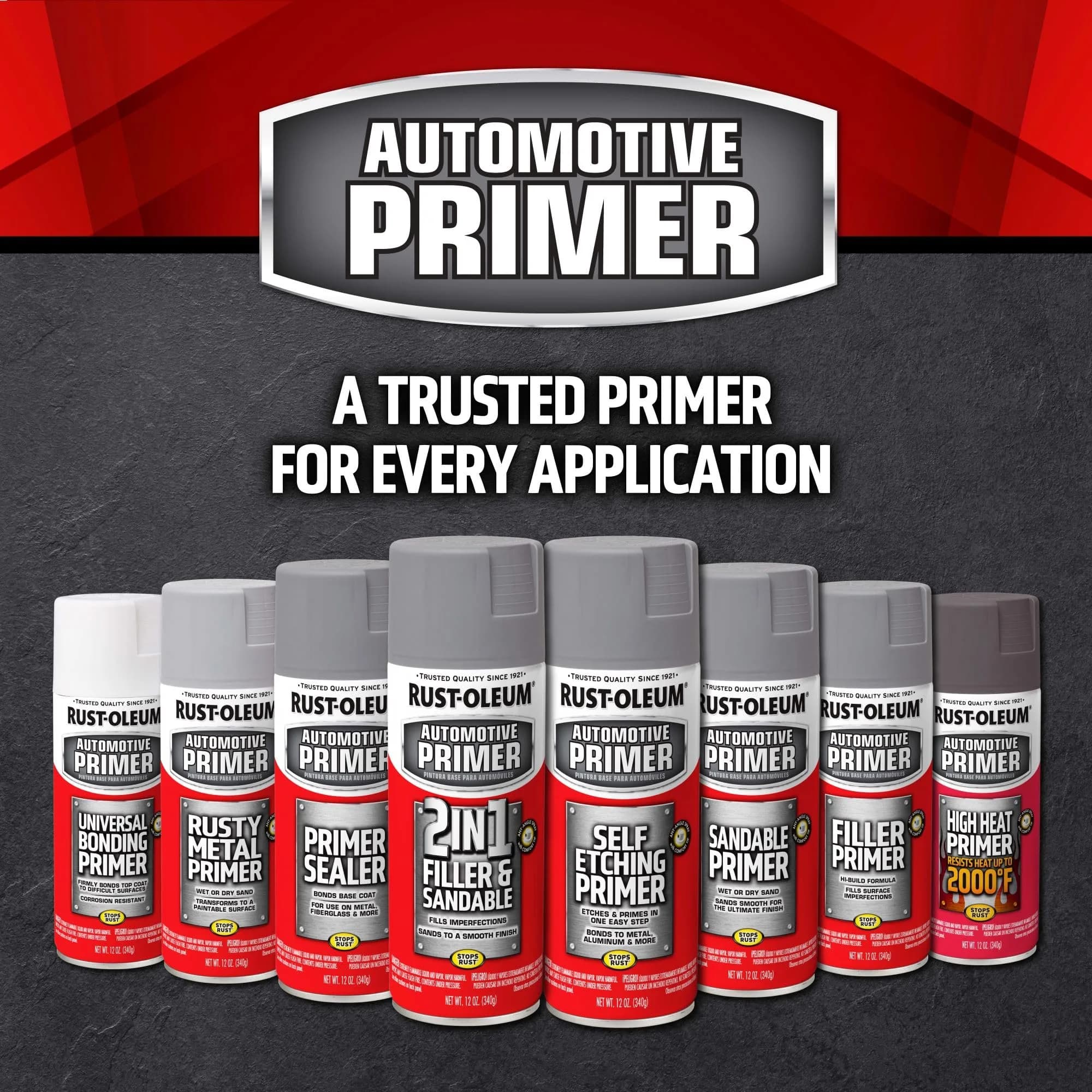 Rust-Oleum Automotive Self Etching Primer Spray 340ml (12 oz) | Etches & Primes Bare Metal Surfaces - view 6