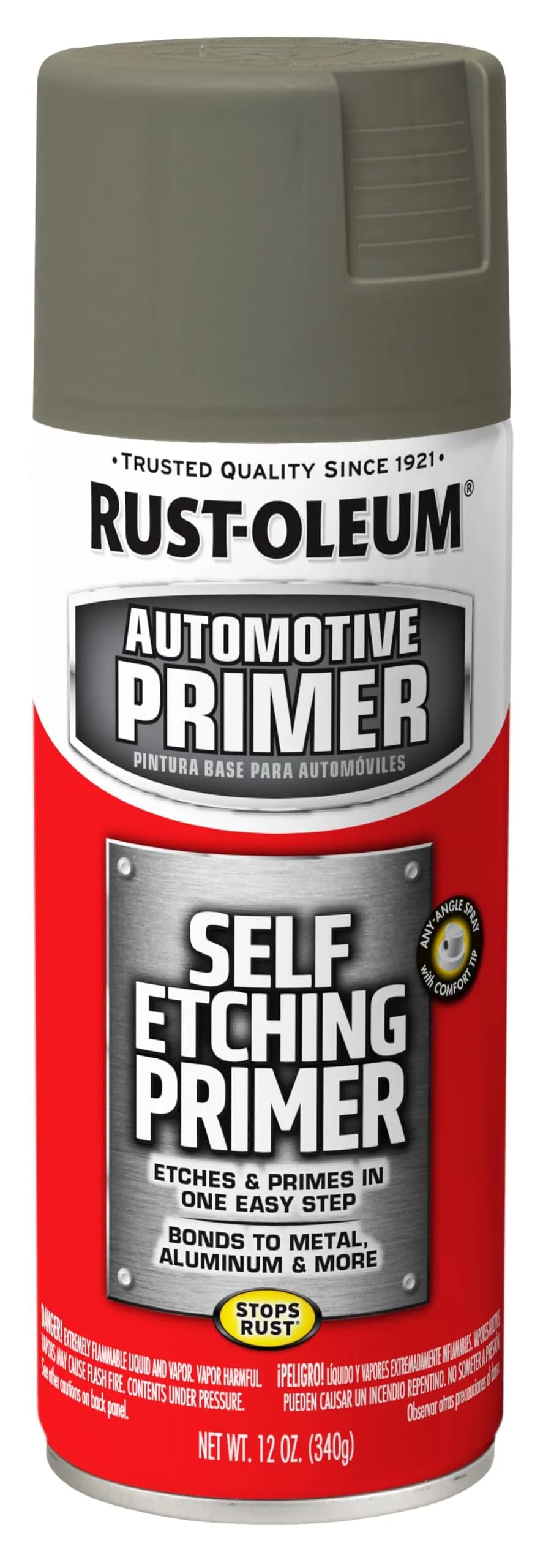 Rust-Oleum Automotive Self Etching Primer Spray 340ml (12 oz) | Etches & Primes Bare Metal Surfaces - main product image