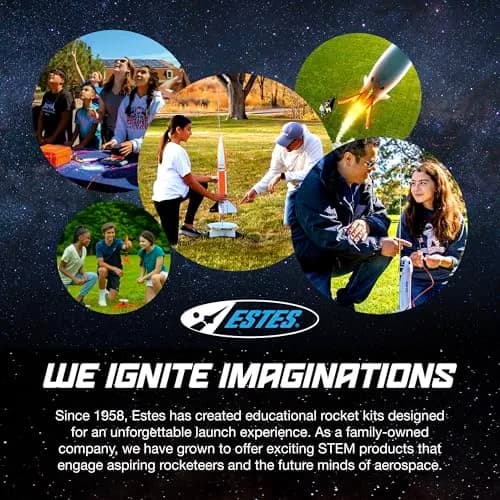Estes Alpha III Rocket-Building Kit | Beginner Model for Ages 10+ with Launch Pad & Controller thumbnail 7