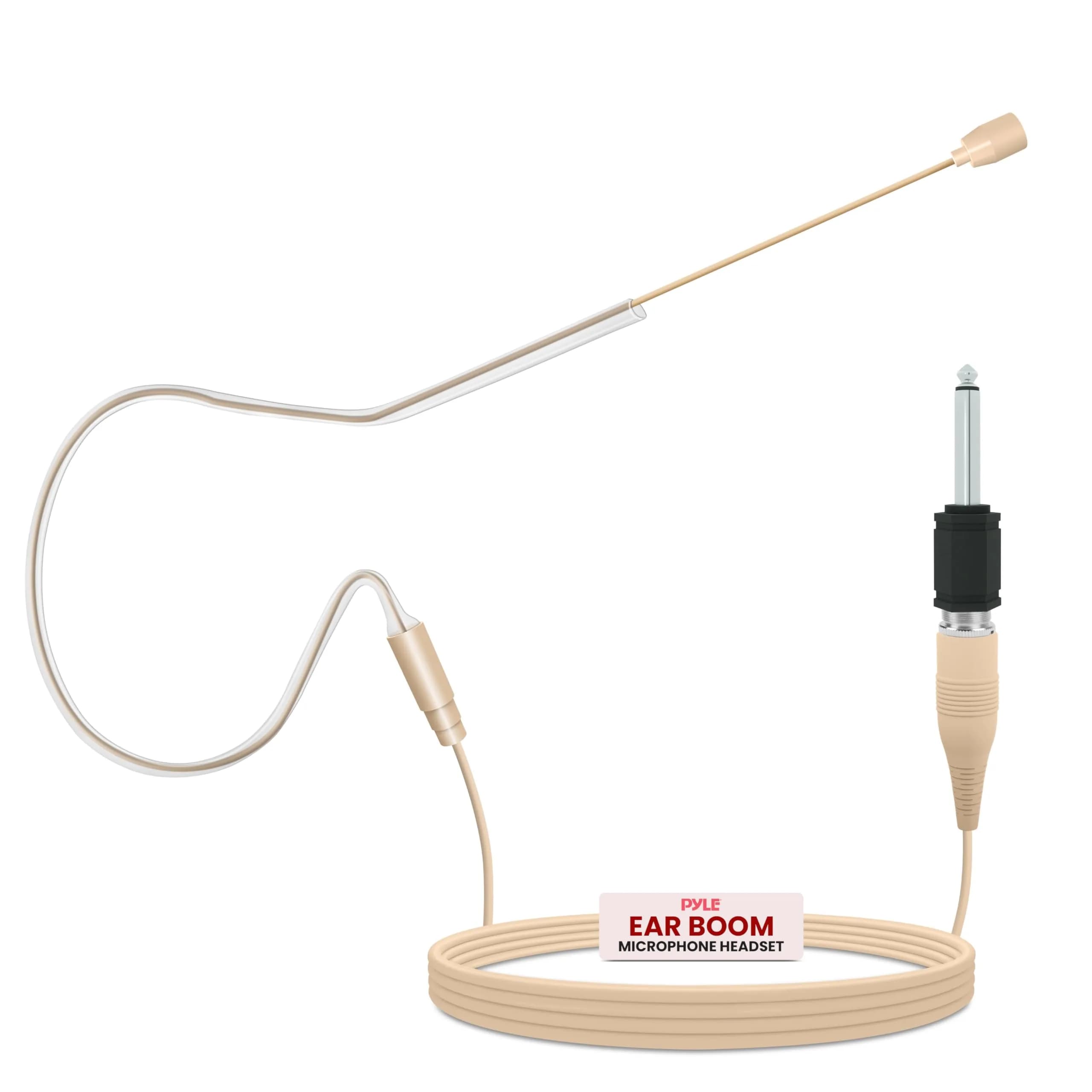 Pyle Over Ear Boom Microphone Headset - Professional Omnidirectional Wired Microphone Beige - main product image