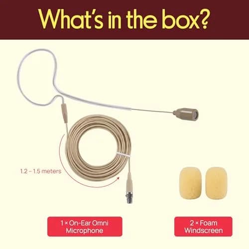 PYLE-PRO PMEMS10 Wired Headset Condenser Microphone | 20Hz-20KHz Frequency Response, 60g (2.1 oz) thumbnail 3