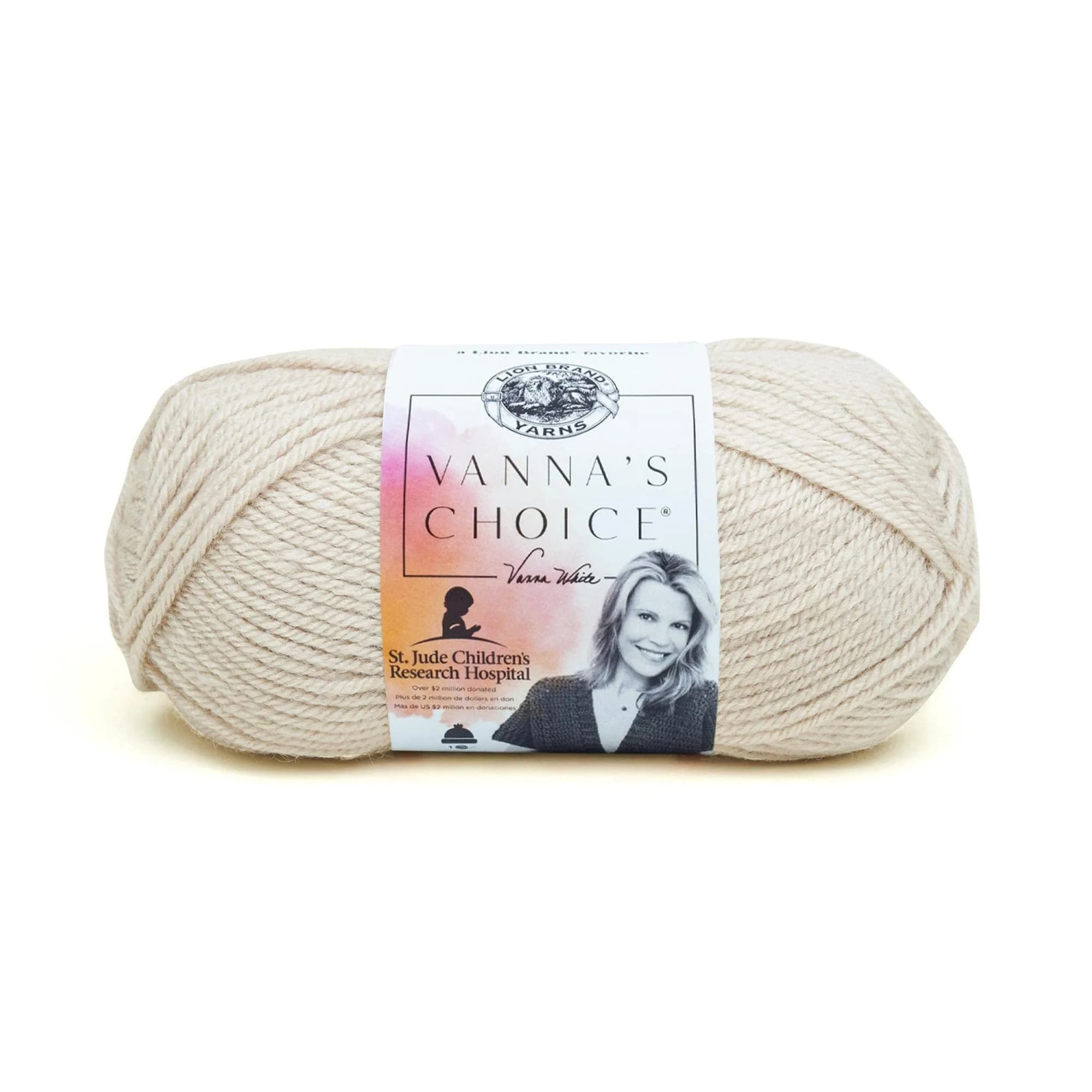 Lion Brand Yarn Vanna's Choice Yarn, Linen - 156 m (170 yd) | CYC #4 Medium - main product image