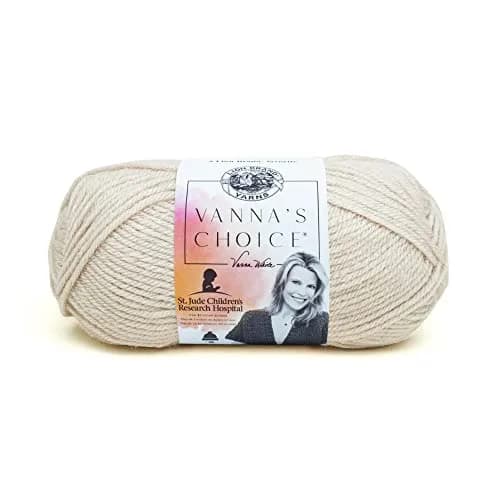 Lion Brand Yarn Vanna's Choice Yarn, Linen - 156 m (170 yd) | CYC #4 Medium thumbnail 1