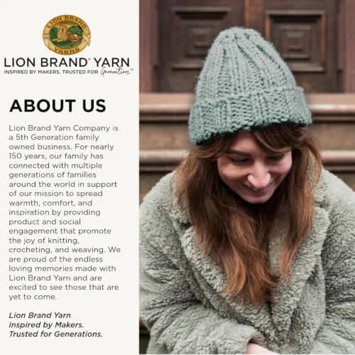 Lion Brand Yarn Wool-Ease Thick & Quick Yarn, Barley | Super Bulky Acrylic-Wool Blend for Warm Projects thumbnail 8