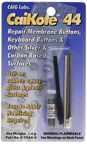 CAIG LABORATORIES CaiKote 44 Conductive Silver/Carbon Coating 1/8 Oz | Surface Contact Enhancer thumbnail 1