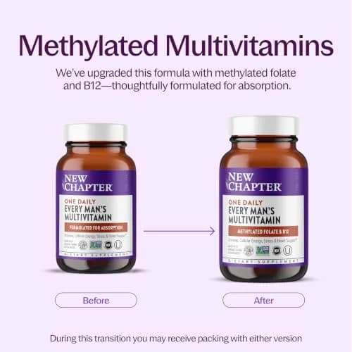 New Chapter Men's One Daily Multivitamin 48 Tablets | Organic, Gentle on Stomach, Supports Energy & Immunity thumbnail 3