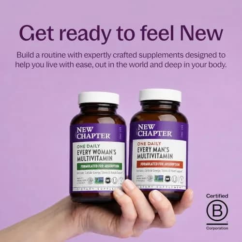New Chapter Every Woman's One Daily Multivitamin, 72 Tablets | Whole-Food Fermented Nutrients for Women's Wellness thumbnail 8
