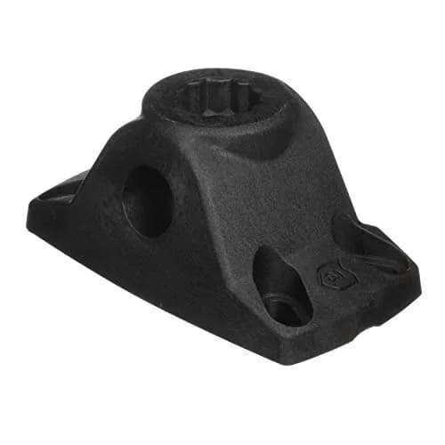 attwood Heavy-Duty Fishing Rod Holder Combo Mount Mounts on Top or Side of Gunwale Black | Secure Mounting thumbnail 2
