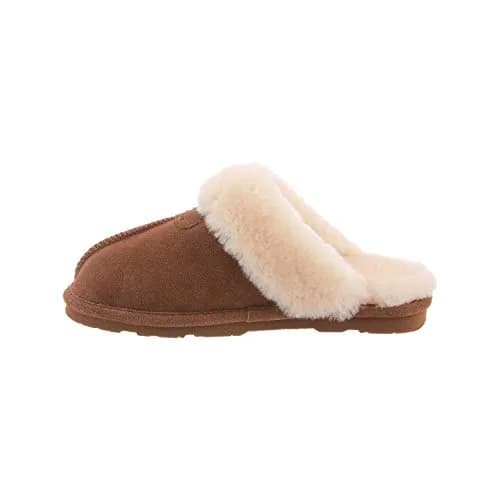 BEARPAW Loki II 12 Women's Sheepskin Slippers Hickory | Cozy Indoor-Outdoor Comfort thumbnail 6