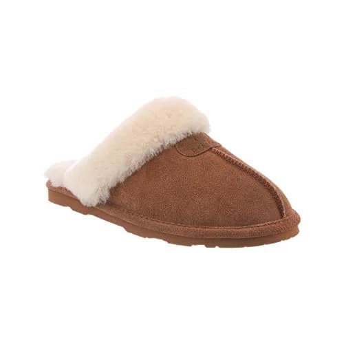BEARPAW Loki II 12 Women's Sheepskin Slippers Hickory | Cozy Indoor-Outdoor Comfort thumbnail 2