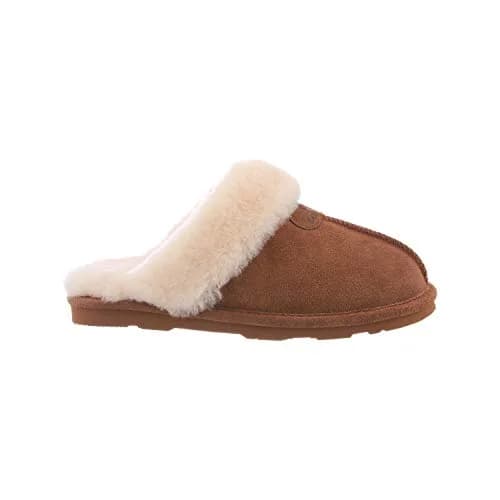 BEARPAW Loki II 12 Women's Sheepskin Slippers Hickory | Cozy Indoor-Outdoor Comfort thumbnail 5