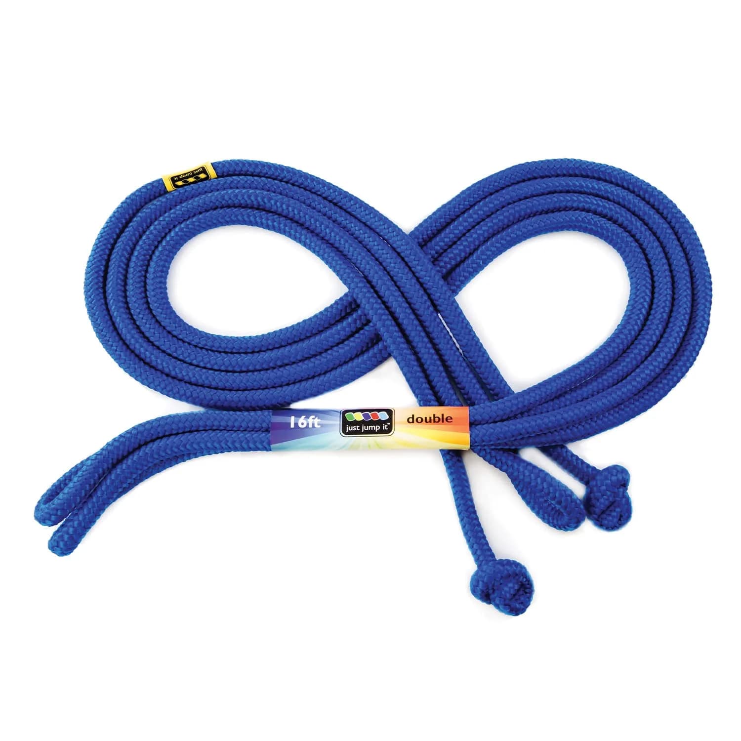 Just Jump It 16' Foot Jump Rope | Active Outdoor Youth Fitness & Double Dutch Length in Blue