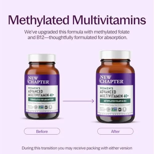 New Chapter Women's Advanced Multivitamin 40+ | Organic, Whole-Food Complexed, 96 Count thumbnail 3