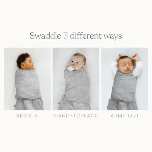 HALO SleepSack Swaddle | Cotton | 1.5 TOG | 68-75°F | 6-12 lbs |Cream | Safe Baby Sleep thumbnail 5