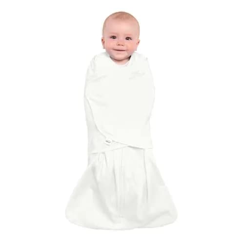 HALO SleepSack Swaddle | Cotton | 1.5 TOG | 68-75°F | 6-12 lbs |Cream | Safe Baby Sleep thumbnail 2