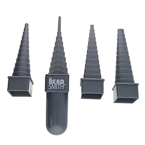 The Beadsmith Mandrel 4X Wire Wrapping Set with Interchangeable Handle | 4 Shapes, 48 Sizes, Jewelry Forming Tool thumbnail 3