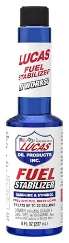 Lucas Oil Fuel Stabilizer 8 oz. | Keeps Fuel Fresh for Storage thumbnail 1
