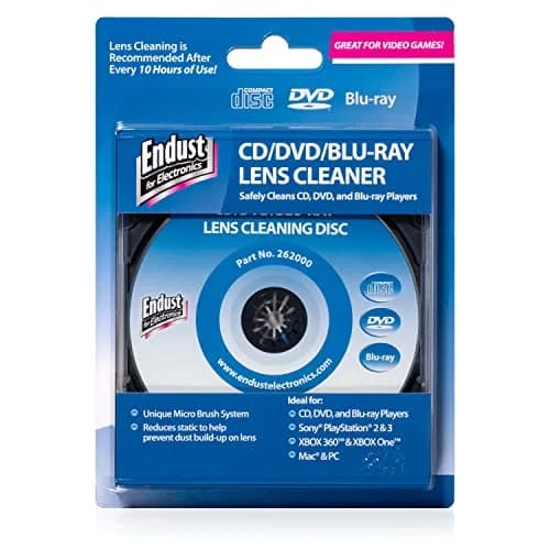 Endust for Electronics CD/DVD/Blu-Ray Lens Cleaner 1 Cleaner | Cleans Laser Lens Removing Dust and Debris thumbnail 1