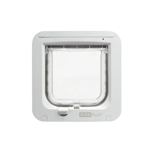 SureFlap Microchip Cat Flap White | Scans Pet's ID on Entry, 12.5cm (4 7/8") H x 14.3cm (5 5/8") W thumbnail 1