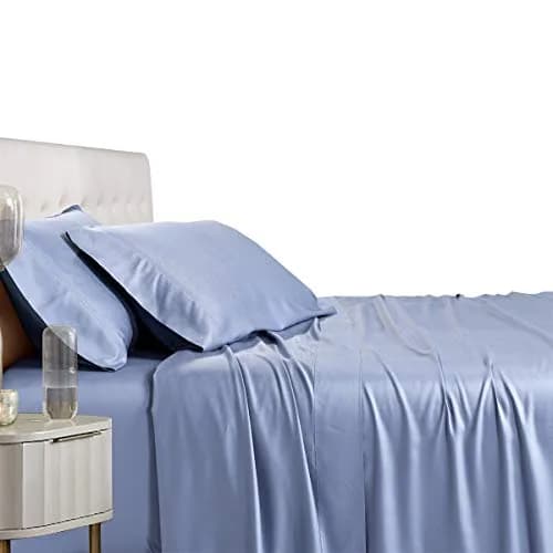 Royal Tradition Viscose from Bamboo King Cooling Sheet Set | Ultra-Soft, Temperature-Regulating Bedding (70-120c) thumbnail 1