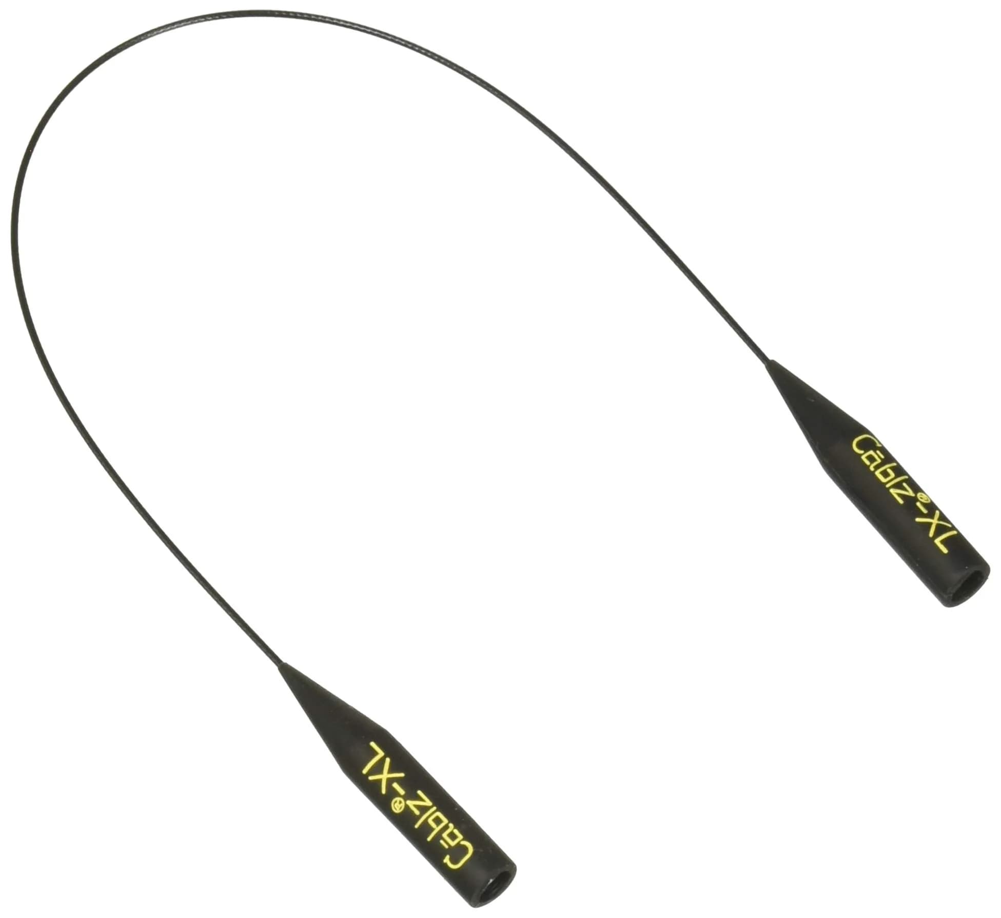 Cablz Original Eyewear Retainer, Black & Yellow, 12-Inch/X-Large | Secure, corrosion-resistant eyewear tether - main product image