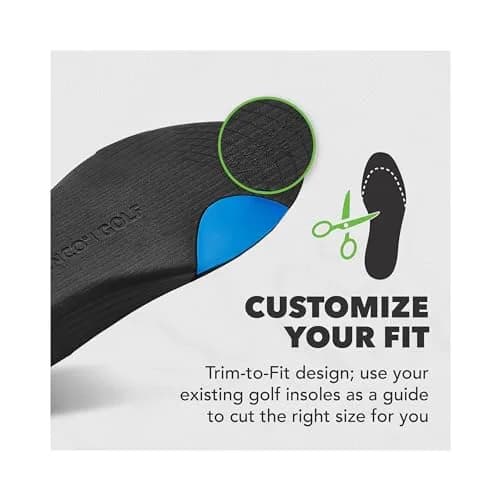 Spenco Men Golf Insole | Enhanced Stability & Comfort Fit for Optimal Performance thumbnail 6