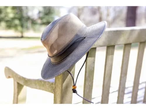 Dorfman Pacific Men's Weathered Cotton Big Brim with Mesh Large | Rugged Sun Hat for Outdoors thumbnail 8