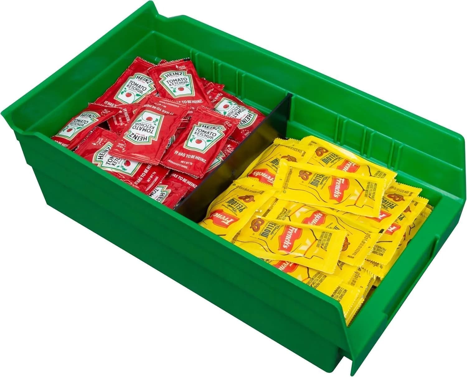 Akro-Mils Green Plastic Shelf Bins 12-Pack, 19.7 L (0.23 cu ft) | Heavy Duty Storage for Kitchens & Garages - view 6
