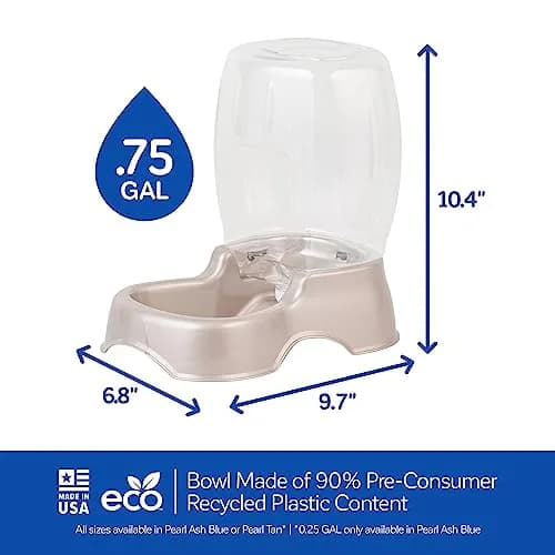 Petmate Pet Cafe Water Dispenser 2.84 L (0.75 GAL) | Gravity-Fed Automatic Waterer for Dogs & Cats thumbnail 3