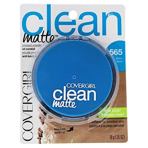 Covergirl Clean Matte Pressed Powder Tawny 0.35 Oz (10g) | Oil-Absorbing & Non-Comedogenic thumbnail 1