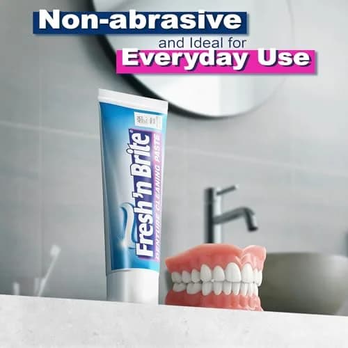 Fresh 'n Brite Denture Cleaner Paste 107.2 g (3.8 oz) | ADA Accepted Dual Action Formula for Fresh Breath & Gentle Care thumbnail 6