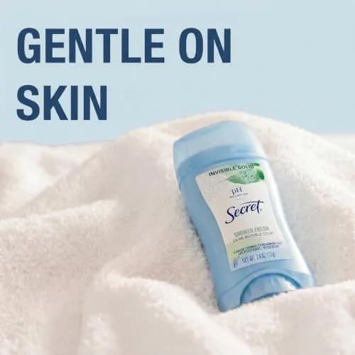 Secret Shower Fresh Invisible Solid Antiperspirant for Women, 2.6 oz (Pack of 2) | 24hr Sweat & Odor Protection thumbnail 4