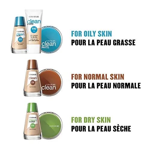 COVERGIRL Clean Matte Liquid Foundation Tawny 1 oz | Oil-Free, Shine Control for Oily Skin thumbnail 5