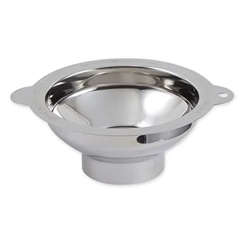 RSVP International Endurance Wide Mouth Canning Funnel 2.75" (7cm) | Non-Reactive 18/8 Stainless Steel thumbnail 1