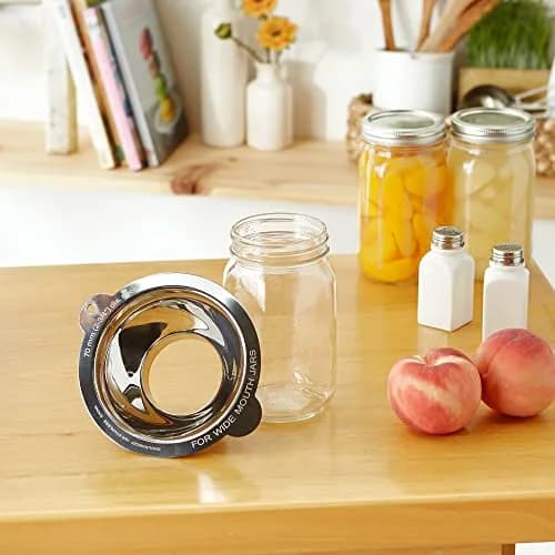 RSVP International Endurance Wide Mouth Canning Funnel 2.75" (7cm) | Non-Reactive 18/8 Stainless Steel thumbnail 3