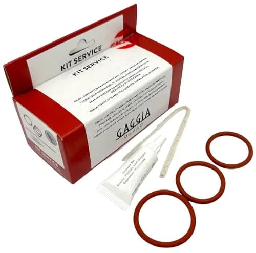 Gaggia Bean to Cup Cleaning Service Kit - Lubricating Grease, 2 x o-Ring gaskets & Brush | Protects espresso machine thumbnail 1