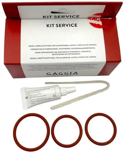 Gaggia Bean to Cup Cleaning Service Kit - Lubricating Grease, 2 x o-Ring gaskets & Brush | Protects espresso machine thumbnail 2