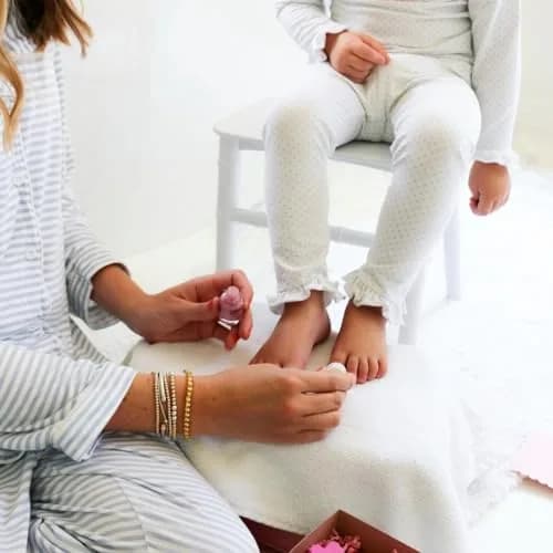 Piggy Paint Nail Polish, Non-Toxic, Natural, Vegan - Neon Pink Shimmer | Safe & Durable for Kids & All Ages thumbnail 10