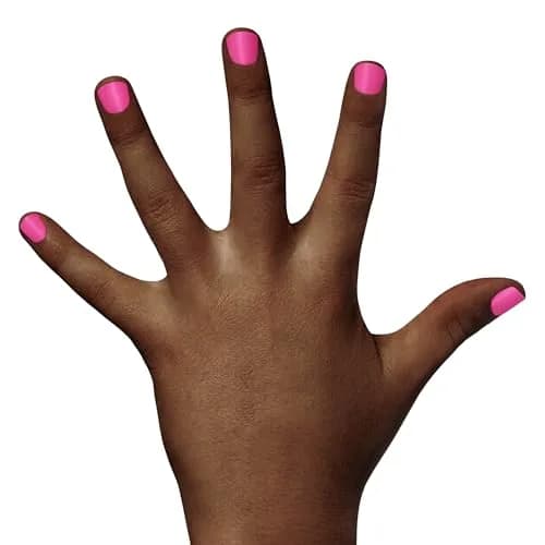 Piggy Paint Nail Polish, Non-Toxic, Natural, Vegan - Neon Pink Shimmer | Safe & Durable for Kids & All Ages thumbnail 3