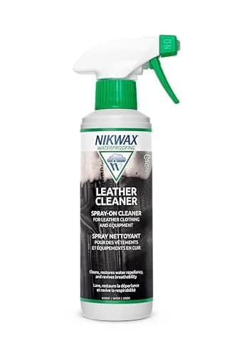 Nikwax Leather Cleaner Spray to Clean, Care, Protect & Revitalize Leather Car Interiors, Motorcycle Seats, Jackets, Leather Apparel, Furniture, Shoes, Bags, Purses, Accessories | 10 Fl Oz thumbnail 1