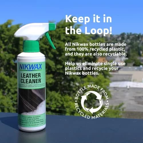 Nikwax Leather Cleaner Spray to Clean, Care, Protect & Revitalize Leather Car Interiors, Motorcycle Seats, Jackets, Leather Apparel, Furniture, Shoes, Bags, Purses, Accessories | 10 Fl Oz thumbnail 7