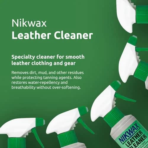 Nikwax Leather Cleaner Spray to Clean, Care, Protect & Revitalize Leather Car Interiors, Motorcycle Seats, Jackets, Leather Apparel, Furniture, Shoes, Bags, Purses, Accessories | 10 Fl Oz thumbnail 2