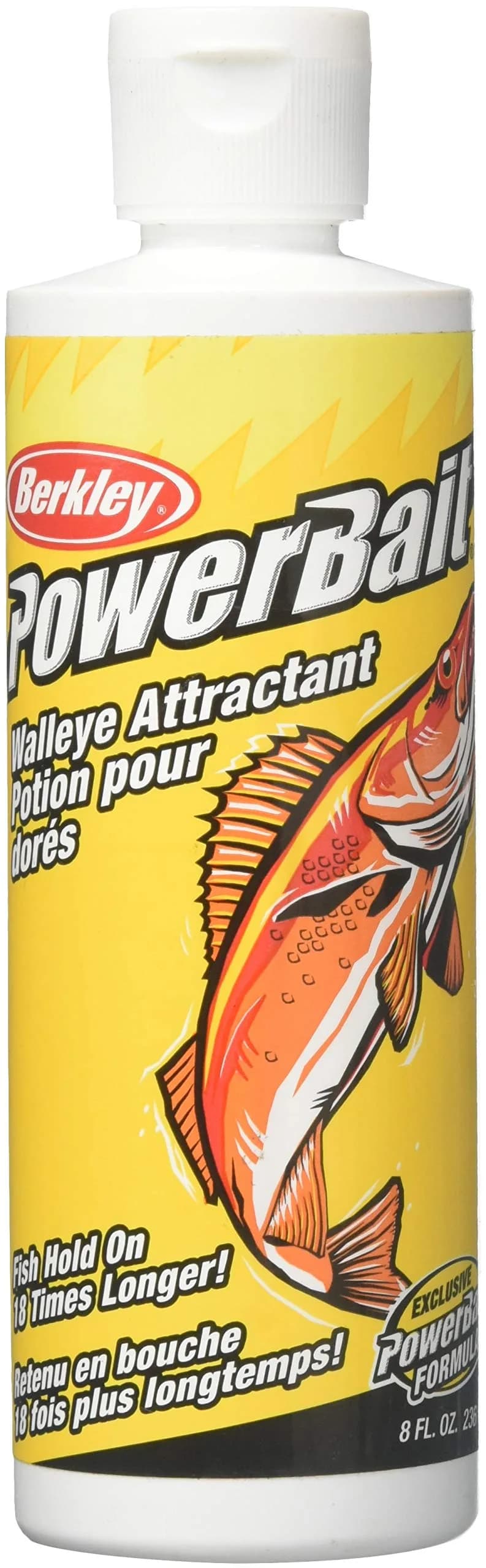 Berkley PowerBait Fishing Bait Attractant, Walleye, 8 oz | Natural scent & flavor for longer bites - main product image