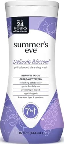 Summer's Eve Delicate Blossom Feminine Wash 443ml (15 Fl Oz) | pH-Balanced for Gentle Daily Cleansing thumbnail 1